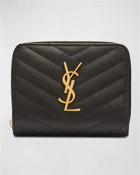 zip wallet ysl|ysl handmade wallet.